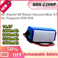 BRR-2200P 14.4V 2600/2800/3200/3500mAh for Xiaomi Mi Robot Vacuum-Mop G1 for Puppyoo R30 R35 Recharg