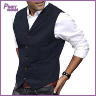 Yoewre Men Formal Suit Vest Men Suit Vest Mens Formal Business Style Sleeveless Waistcoat for Weddin