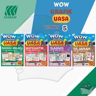 Buku Rujukan WOW Grafik UASA 2023 KSSR Tahun 5 - B.Melayu/Matematik/Sains/Sejarah [Sasbadi]