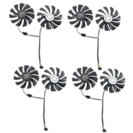 4 Pair Graphics Card Fan 85mm Ha9010H12F-Z 4Pin Cooler Fan for Gtx 1060 Oc 6G Gtx 960 P106-100 P106 