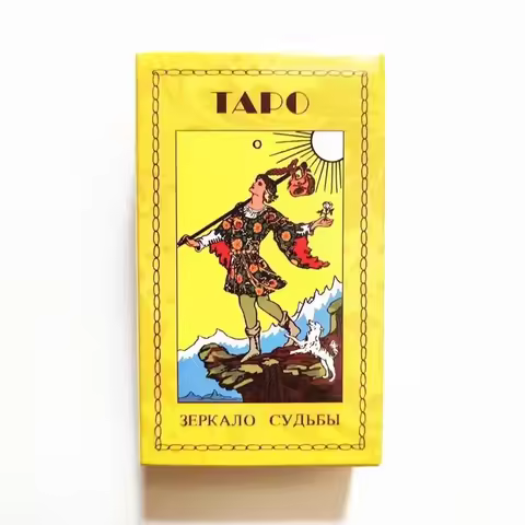 TAPO Russian Tarot Card Deck Waite System Tarot Card Board Game Oracle Cards Tarot Deck with Guidebo