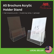 Acrylic A5 Brochure Holder Stand | Flyer Holder | Counter Display Rack