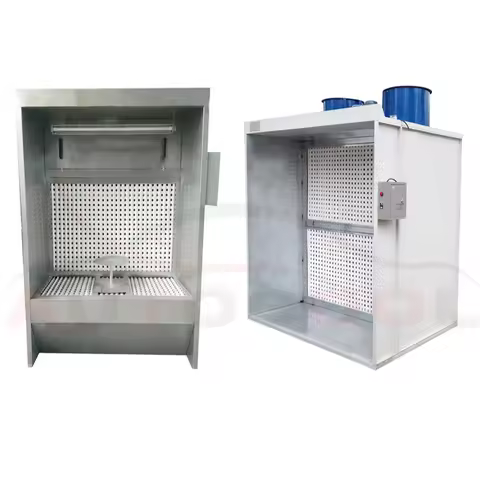 Small dry filter Paint spray Booth mobile paint camera Dry Filter Spray Booth mini dry filter cabine
