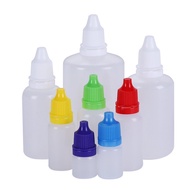 Borong Squeezable Eye Drop Bottle Eye Drop Dropper 5ml 10ml 15ml Empty Plastic Bottle Anti Theft Bottle Cap Cover