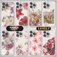 Phone Case For RENO 11F 12F 10 Pro 12 11 Pro 7Z 8Z 5Z 6Z 5 6 5G 2F 2Z cover Vintage Y2K Flowers rose