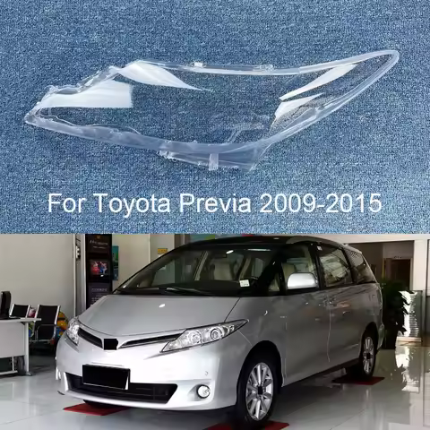 For Toyota Previa / Estima Aeras ACR30 2009- 2015 Front Headlight Cover Headlamp Glass Lens Lamp Cov