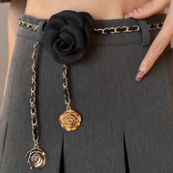 New Camellia Waist Chain Girls Dress Waist Chain Suit Pants Versatile Chain Waist Chain Metal F0o0