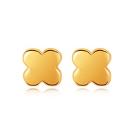 SK Jewellery SK 916 Dainty Clover Gold Earrings
