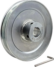 Saelno AB550-7/8 Single Groove Web Sheaves, v Belt Pulley 5.5" OD 7/8" bore,Motor Pulley Carbon Stee