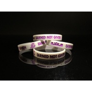 Basketball Bracelet NBA Baller id Lebron James Earned Not Given bracelet nba lebron james