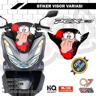 Stiker Visor PCX 160 Variasi 2022 Stiker Motor PCX Stiker Visor PCX 160 Variasi 01