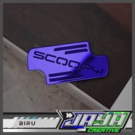 EMBLEM AKRILIK COVER MINYAK REM MOTOR SCOOPY Variasi Cover Tutup Minyak Rem