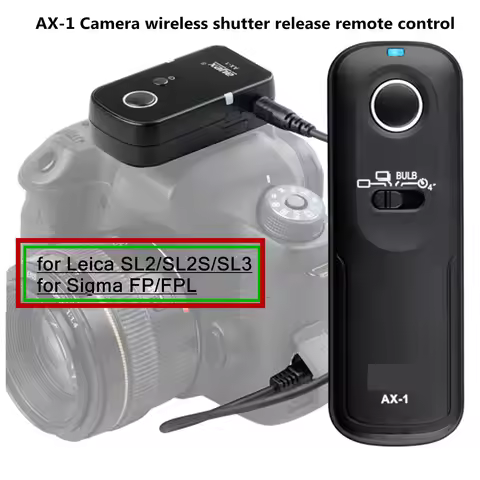 TRRS3.5 Plug For Leica SL2/SL2S/SL3 For Sigma FP/FPL Camera Wireless Remote Shutter Release Controll