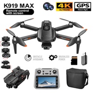 K919MAX 4K GPS Drone with Screen Controller 3-Axis Gimbal Brushless Motor Foldable Professional Aeri