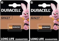 2 x Duracell MN27 27A A27 8LR732 (2 Blister Packs of 1 Battery) 2 Batteries