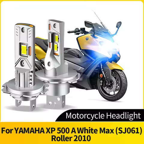 No Error Plug&Play LED Motorcycle light Headlamp 60W H4 H7 Super Bright White CSP LED Bulb For YAMAH