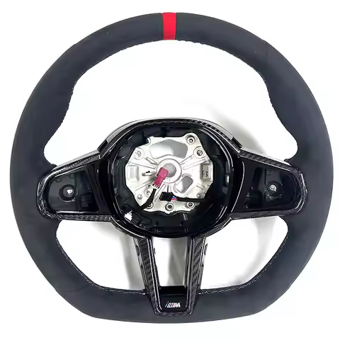 2024 2025 New CS Nappa Leather Carbon Steering Wheel For BMW M2 G87 M3 G80 M4 G82 M240i M340i