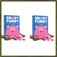 For 4+ Player Group Game 2PCS Hilarious Family Party Game, 150 Challenge Cards with 5 Pig Noses, Lau