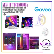 Govee RGBIC Wifi + Bluetooth LED Strip Light with Protective Coat Gaming Wall Light (5M / 10M)