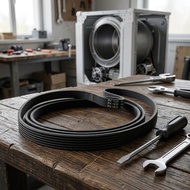 【HAWT】Belt Type H Washing Machine Spare Parts 0198-300-011 1x Accessories Black