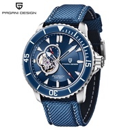 Luxury PAGANI DESIGN PD-1674 Mens Business Automatic Mechanical Watch 100m Waterproof Nylon Band