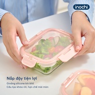 Nikko Pure glass box, sturdy lid, heat resistant up to 560 degrees CC