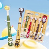 Kids Toothbrush 5pcs/Set 3d Baby 3 Sided Children Soft Bristles Tooth Cleaning