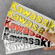 Motorcycle Kawasaki logo fuel tank side panel 3D decal emblem sticker N9HX