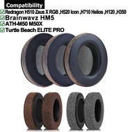 1 Pair Earpads for Redragon H510 Zeus X RGB , H520 Icon , H710 Helios , H120 , H350 / Brainwavz HM5 