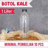 1 liter kale bottle, 1000ml kale plastic bottle, coffee bottle
