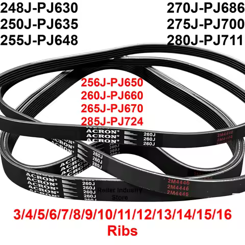 248J rubber conveyor belt 250J 255J 256J 260J 265J 270J 275J 280J 285J belt drive belt treadmill mac