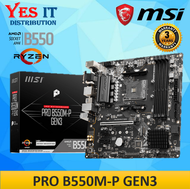 MSI PRO B550M-P GEN3 AMD Socket AM4 B550 MOTHERBOARD ONLY