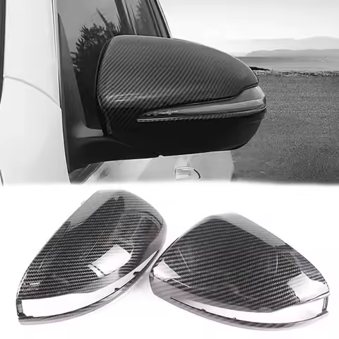 Black Side Mirror Caps For Mercedes Benz W205 W222 W213 W238 X205 X253 C217 W463 C253 W253 Cover C S