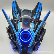 2077 Party Cyberpunk Mask cosplay Science Fiction Equipment Halloween Functional Light Music Festiva