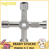 Magicstore Utility Key Wrench Zinc Alloy 4 In 1 Hand Tool For Cabinet Valve Accessories