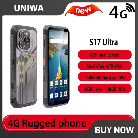 UNIWA S17 Ultra Max 4G ATEX Rugged Smartphone Android 14 MTK6769 6.7" 6GB+128GB 48MP Camera Smart 75