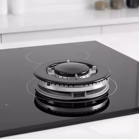 2pcs Gas Stove Burner Lid Cookware Hat Kit Upgraded Oven Gas Hob Burner Flame Cap Fits Most Gas Stov