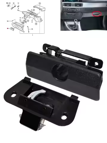 2Pcs Glove Box Lock Catch For BMW 3 E30 5 E34 7 E23 Z1 Z3 530i V8 E34 525i 530i E34 ABS Lock Latches