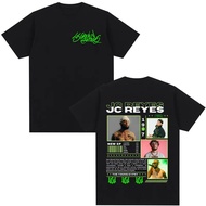 [Ada stok] Baju-T Grafik Jc Reyes Album Tour untuk Lelaki dan Wanita, Baju-T Fesyen Hip Hop, Baju-T 