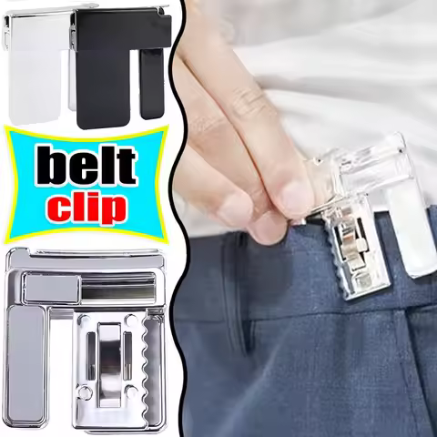 Pants Waist Adjustment Buckle Waistband Clamp Waist Shrink Clip Adjust Waistline Size Belt Clip Fold