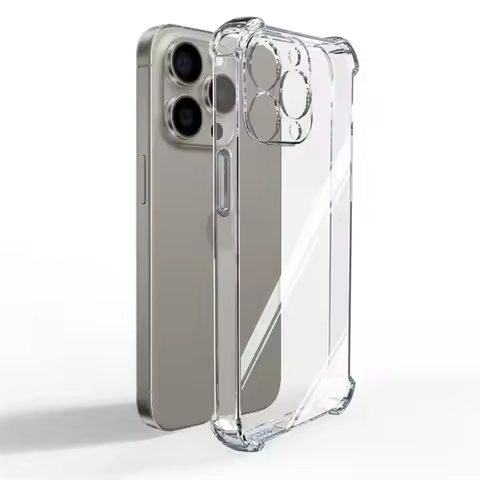 Case For iphone 16 Pro Case iphone 11 12 13 mini 14 15 16 Pro Max Cover Shockproof Clear Silicone Ph