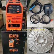 WELD MIG205DI CO2 WELDING MACHINE 200amp MIG MB15 TORCH GASLESS WIRE 5KG FREE WIM IWELD