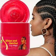 Edge Control Gel-Provides Firm Hold With Non-Greasy Shiny-Strengthens Hair With Silk Proteins And So