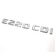 BENZ E220 CDI Font Wordmark Body Word Sticker Rear Box Font Font Height 28mm