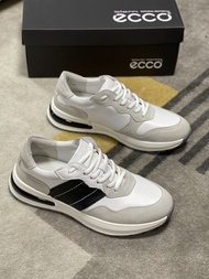 ใหม่ Ecco รองเท้าหนังธุรกิจลำลองผู้ชายรองเท้ารองเท้าสำหรับทำงานกลางแจ้งกีฬาวิ่งรองเท้าผ้าใบ AY21520