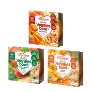 HAPPY BABY Happy Tot Love My Veggie Bowl 24M+ - Microwavable Mac & Cheese Ravioli