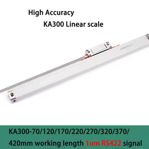 SINO KA300 Linear Encoder 70 120 170 220 270 320 370 420mm Stroke Length 1um RS422 Optical Ruler Gla