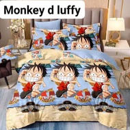 cadar queen king + comforter one piece monkey d luffy queen bedsheet king bedsheet with comforter 6 