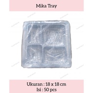 Fajar Mulya - Mika Tray Plastic Tray/ Box for 18x18, 20x20 / @50 pcs
