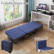 Premium Japanese Foldable Single Bed Folding Queen Recliner Lunch Break Bed